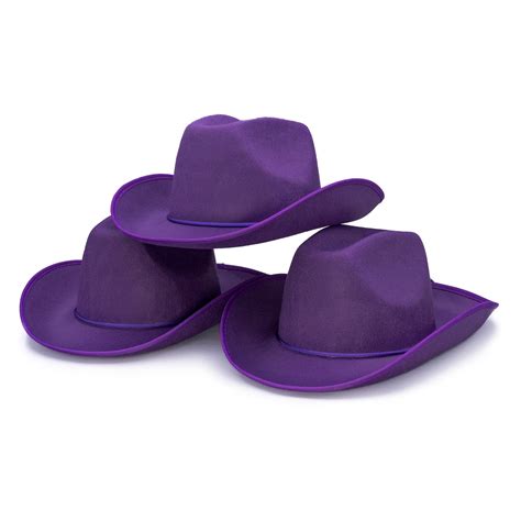 Plain Purple Cowboy Hat Summer Hat Country Western Etsy
