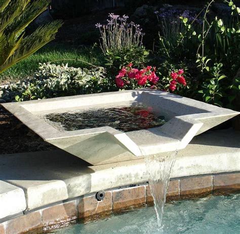 Water Fountain For Swimming Pool Backyard Design Ideas Fountains