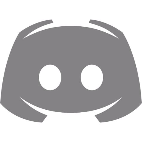Gray Discord 2 Icon Free Gray Site Logo Icons