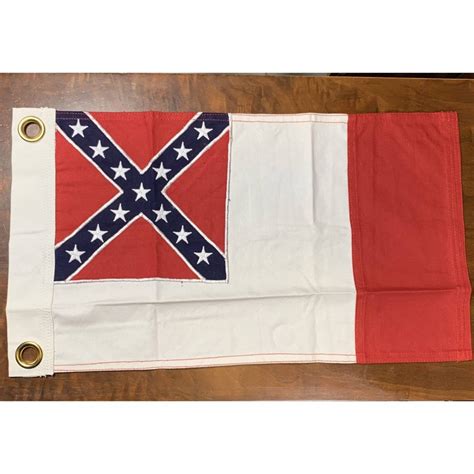 Buy Flag 3rd National Confederate Cotton Flag 12 X 18 Inch With