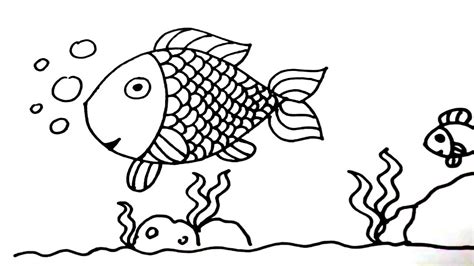 Seperti ikan dalam air =senang sekali. Cara Menggambar Ikan seperti di dalam Akuarium II ...