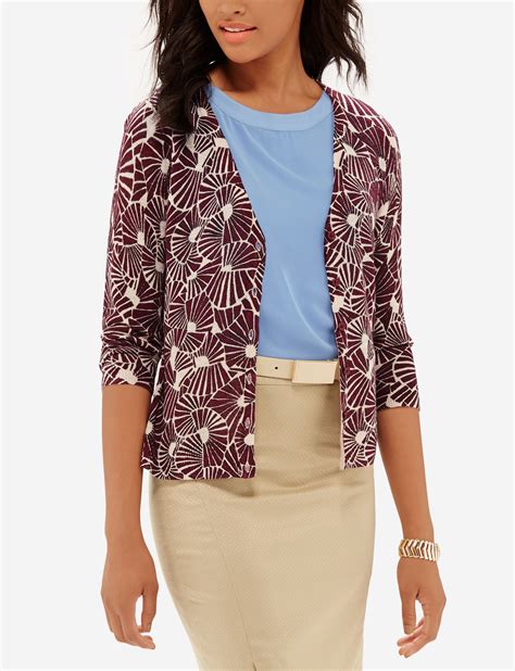 Lightweight Printed Cardigan Womens Cardigans And Sweaters Cardigan