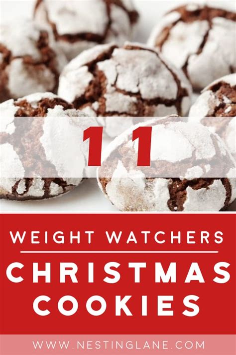 Counting weight watchers points can be a highly effective strategy for weight loss and healthy eating. 11 Weight Watchers Christmas Cookie Recipes | Nesting Lane