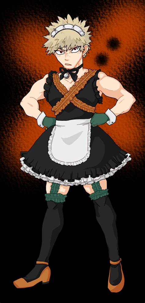 Bakugou Maid By Black Onyx On Deviantart