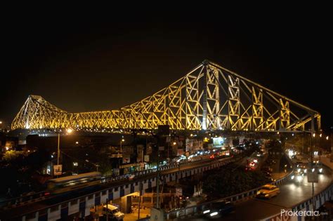 The Howrah Bridge Is A Cantilever Bridge That Stretches Far And Wide
