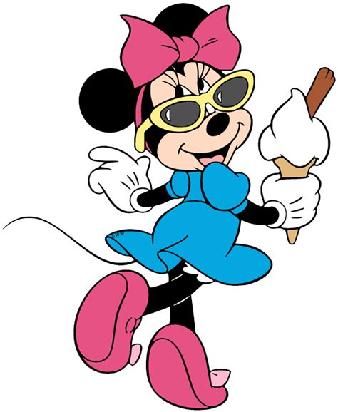 Minnie Mouse Beach Clipart