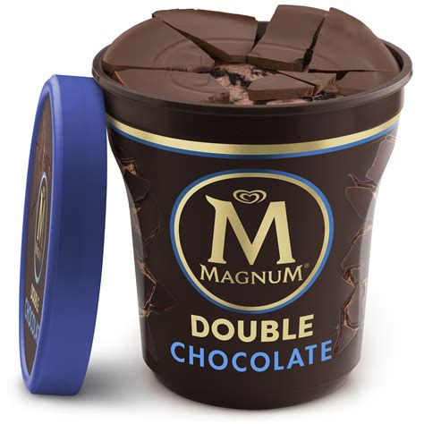 Magnum Ice Cream Double Chocolate & Ganache 14.8 oz - Walmart.com - Walmart.com