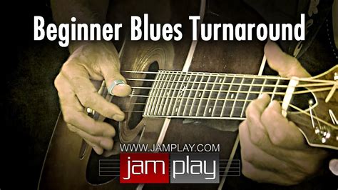 blues guitar lesson easy beginner blues turnaround youtube
