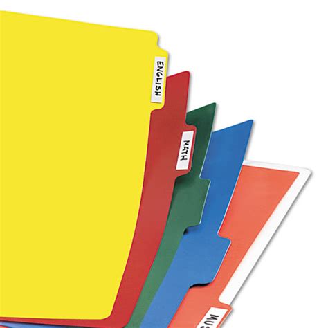 Heavy Duty Plastic Dividers With Multicolor Tabs And White Labels 8