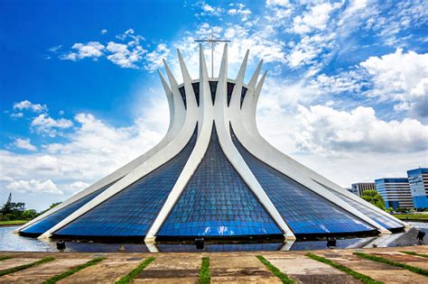 Cathedral Of Brasilia Capital Of Brazil Stock Photo Download Image
