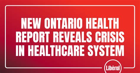 New Ontario Health Report Reveals Crisis In Healthcare System Ontario