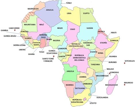 Paises De Africa Con Sus Capitales Imagui