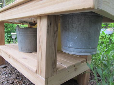 Montana Wildlife Gardener Repurposed Potting Bench