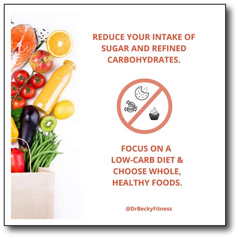 Reduce Your Intake Of Sugar And Refined Carbohydrates 1 Dr Becky Fitness