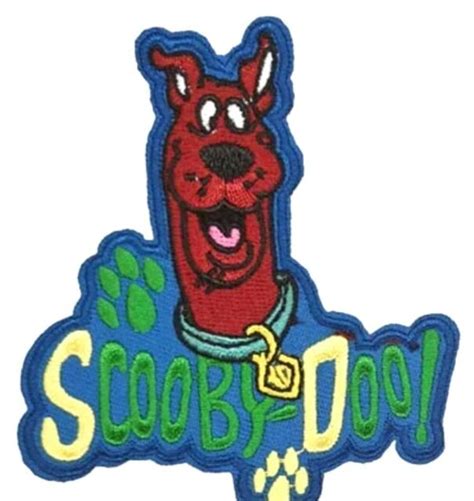 Scooby Doo Patch Embroidered Iron On Applique 327 X 366 Ebay