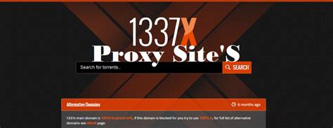 1337x Proxy Unblocked And Mirror Sites List In 2019 Geeksrider