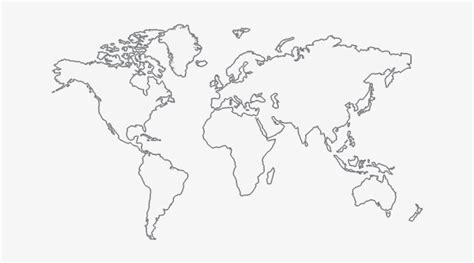 10 Best Blank World Maps Printable Printableecom Free Printable World