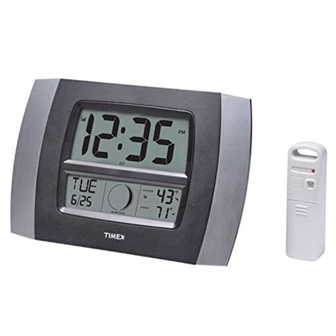 Timex 75331t Atomic Digital Clock With Temperature Moon Phase