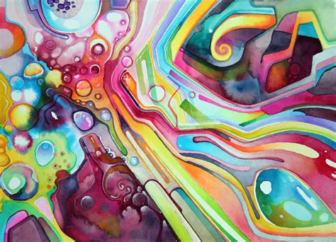 Abstract Watercolor Painting Examples