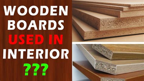 Different Types Of Wooden Boards Used In Interiors Eg Mdf Hdhmr Wpc