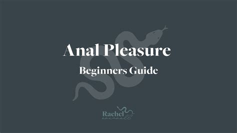 Anal Pleasure For Beginners Youtube