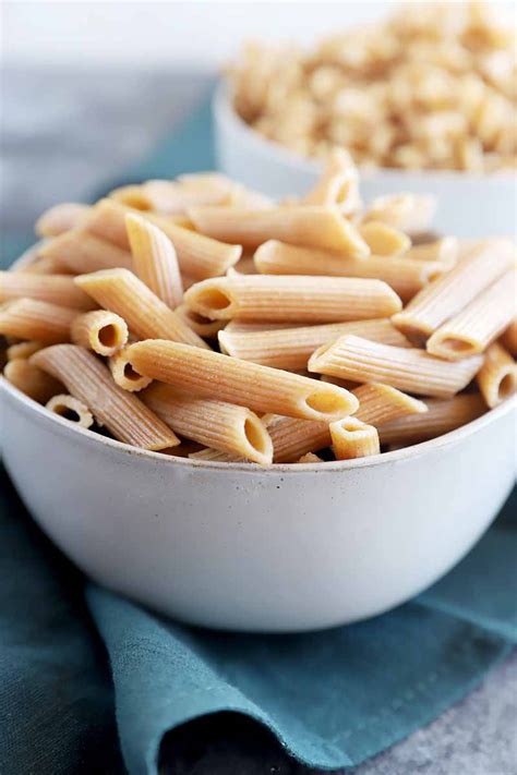 Whole Grain Pasta Cooked