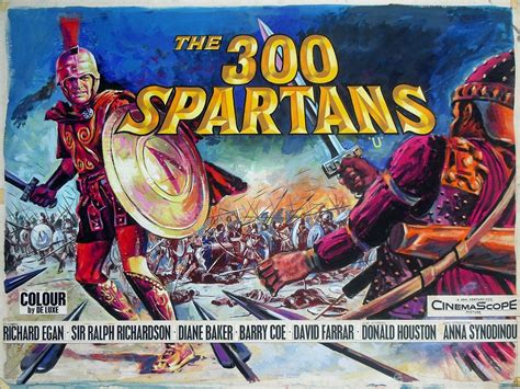 The 300 Spartans 1962 Movie Poster Painting Cinema Posters Film