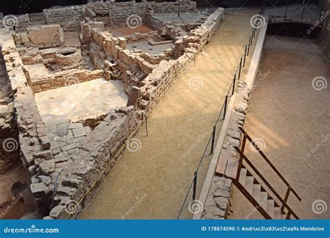 Archaeological Remains Of The Medieval Era El Borne Stock Photo Image