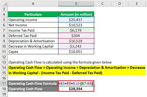 How To Calculate Operating Cash Flow Example Haiper