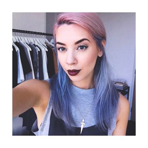Hair Liked On Polyvore Featuring Hair Purple Ombre Hair Pastel Hair