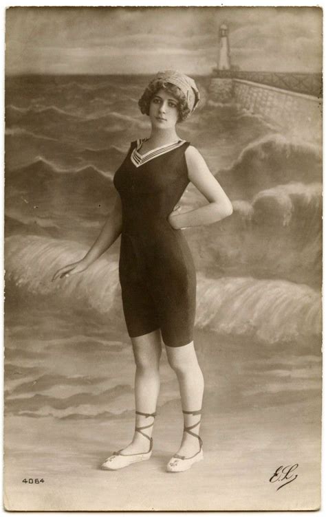 Vintage Bathing Suit Photo Cute Lady The Graphics Fairy Vintage