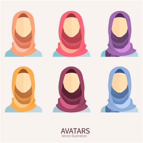 Hijab Clip Art Vector Images And Illustrations Istock