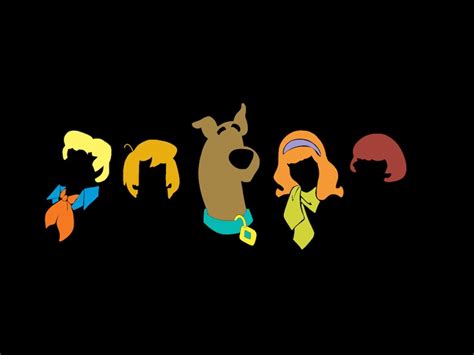 Scooby Doo And The Gang Silhouette Svg Scooby Shaggy Etsy