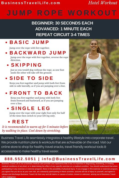 If you want to lose weight, combine your skipping sessions with cardio and weight training. Hotel Workout: Jump Rope - Business Travel Life | Hotel workout, Jump rope workout, Jump rope
