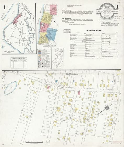 Sanborn Fire Insurance Map From Lower Penns Neck Township Salem