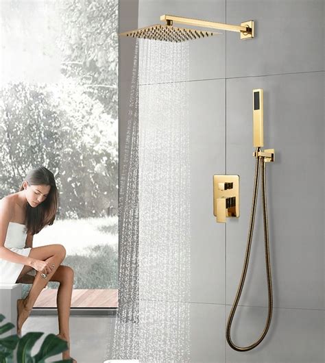 Zestaw Podtynkowy Prysznic Prysznicowy Złoty Złoto 8702490277 Oficjalne Archiwum Allegro