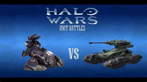 Halo Wars Unit Battles 2 Scorpion Vs Wraith Youtube