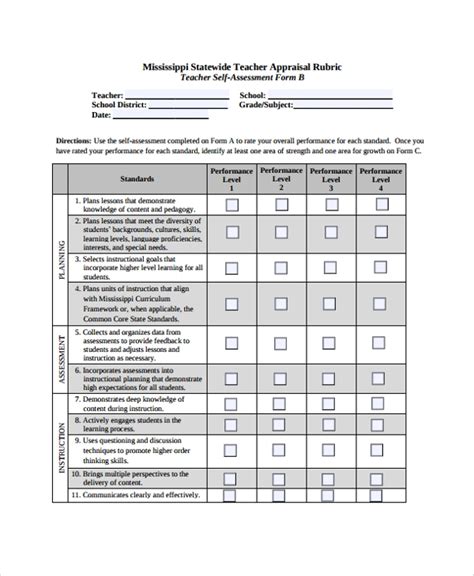 Teacher Self Assessment On Tkes Standards By Teaching Up Tpt
