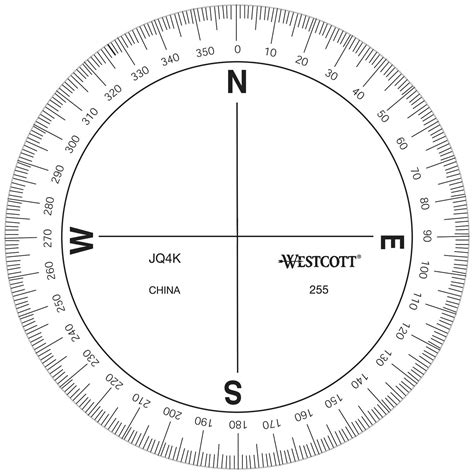 Azimuth Compass Protractor Forestry Suppliers Inc