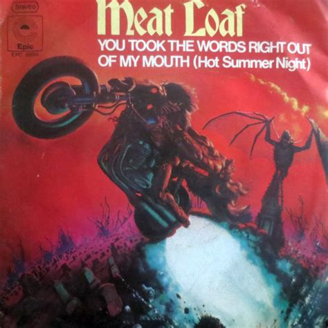 Meat Loaf You Took The Words Right Out Of My Mouth Vinyl Records Lp