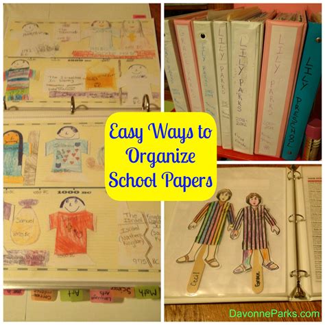How To Organize School Papers And Other Mementos