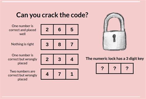 Can You Crack The Code Rmathpuzzles