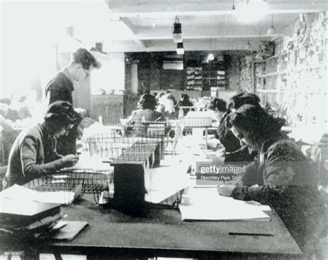 This Shows One Of The Hut 3 Priority Teams At Bletchley Park News