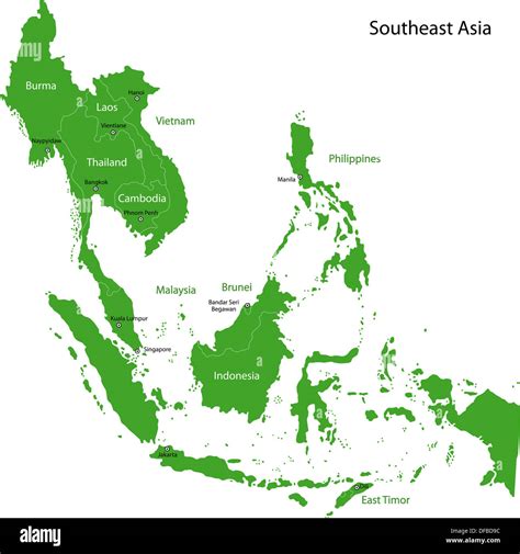 Map Of The World Timog Silangang Asya In Public Domain Sakahala