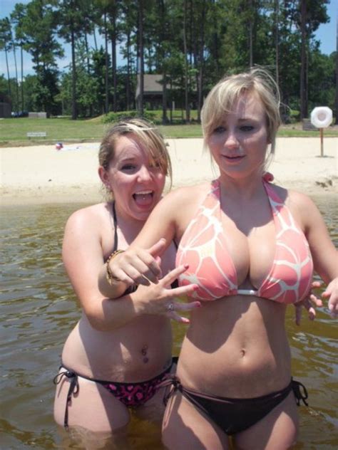 Chestmelons A Jealous Friend At The Beach Porn Photo Pics