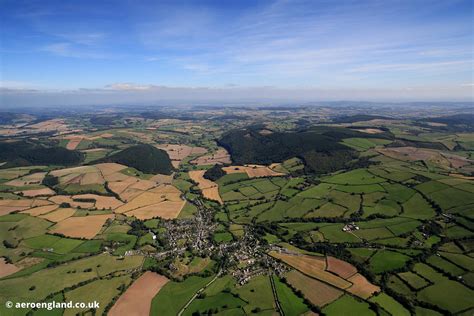 aeroengland | aerial photograph of Clun Shropshire England UK