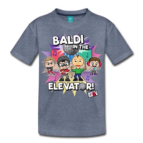 Baldi In The Elevator T Shirt Fgteev Official Store