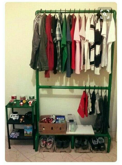 This foldable rack is made from pvc pipe and. Pin by Nattie Jane on Decoração | Diy clothes rack, Diy ...