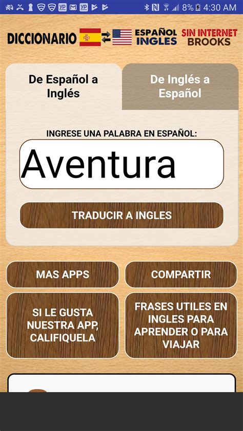 Descarga De Apk De Diccionario Español Inglés Sin Para Android