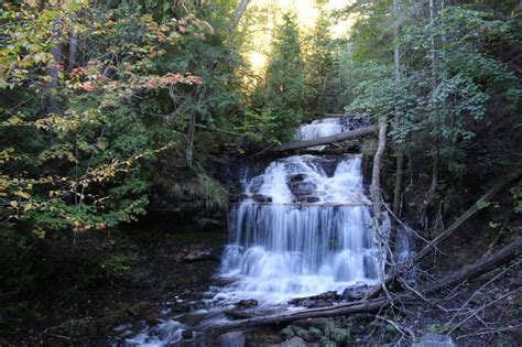 Wagner Falls A Small Photogenic Waterfall By Munising